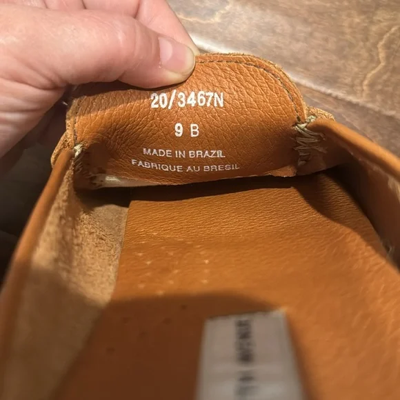 Saks Fifth Avenue Tan Leather Mules - Picture 4 of 5